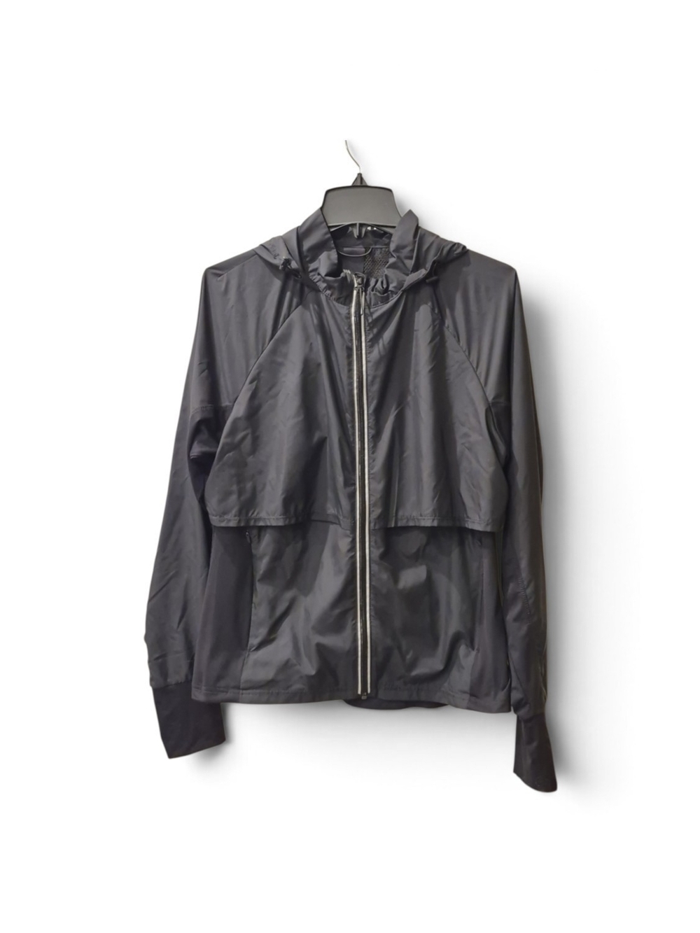 all in motion Black Hooded Lightweight Utility Jacket